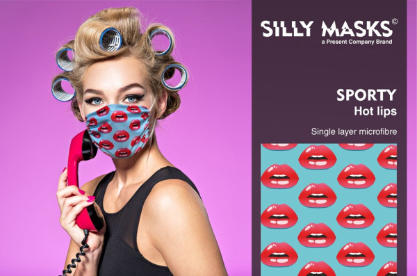SillyMask© Sporty Hot lips