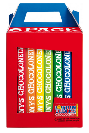 Tony's Chocolonely Regenboog classics 6-pack