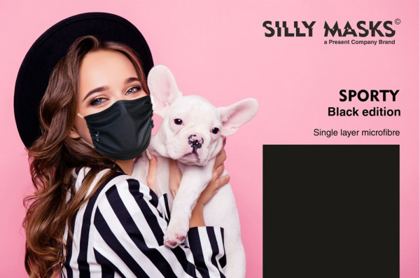 SillyMask© Sporty Black Edition