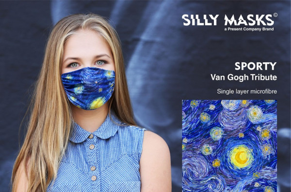 SillyMask© Sporty Van Gogh Tribute