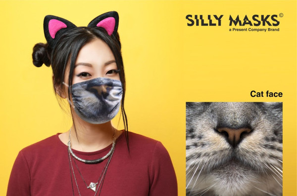 SillyMask© Sporty Cat Face