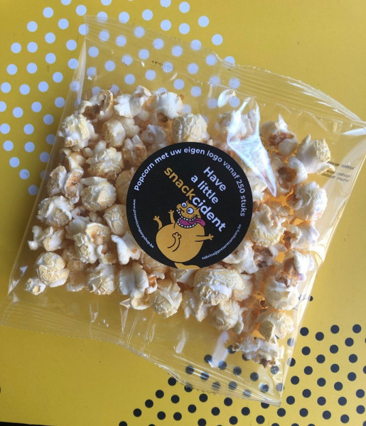 Popcorn met eigen logo