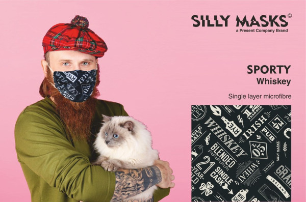 SillyMask© Sporty Whiskey