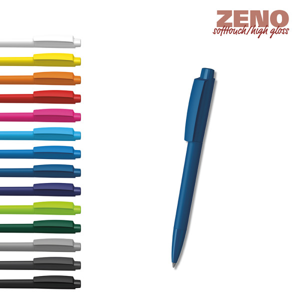 Klio-Eterna - Zeno softtouch/high gloss - Drukknop-balpen