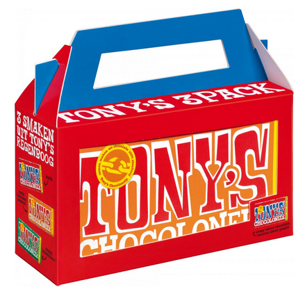 Tony's Chocolonely Regenboog classics 3-pack