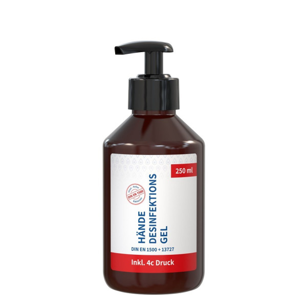 Desinfecterend middel voor de handen, 250 ml, Body Label (R-PET)